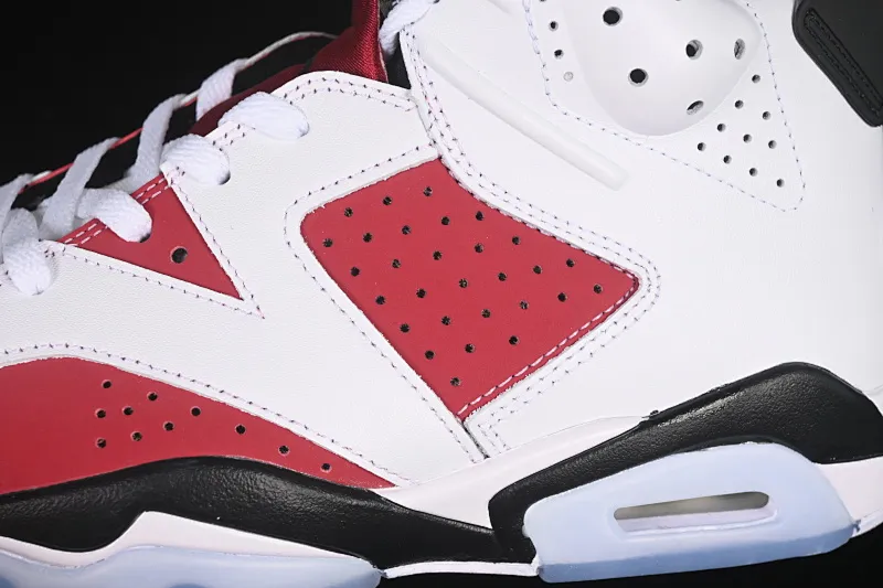 All categories Air Jordan Jordan series basketball shoes Air Jordan 6 F version Air Jordan "Carmine" AJ6 Joe 6 Rouge White and Red Replica high-top basketball shoes CT8529-106